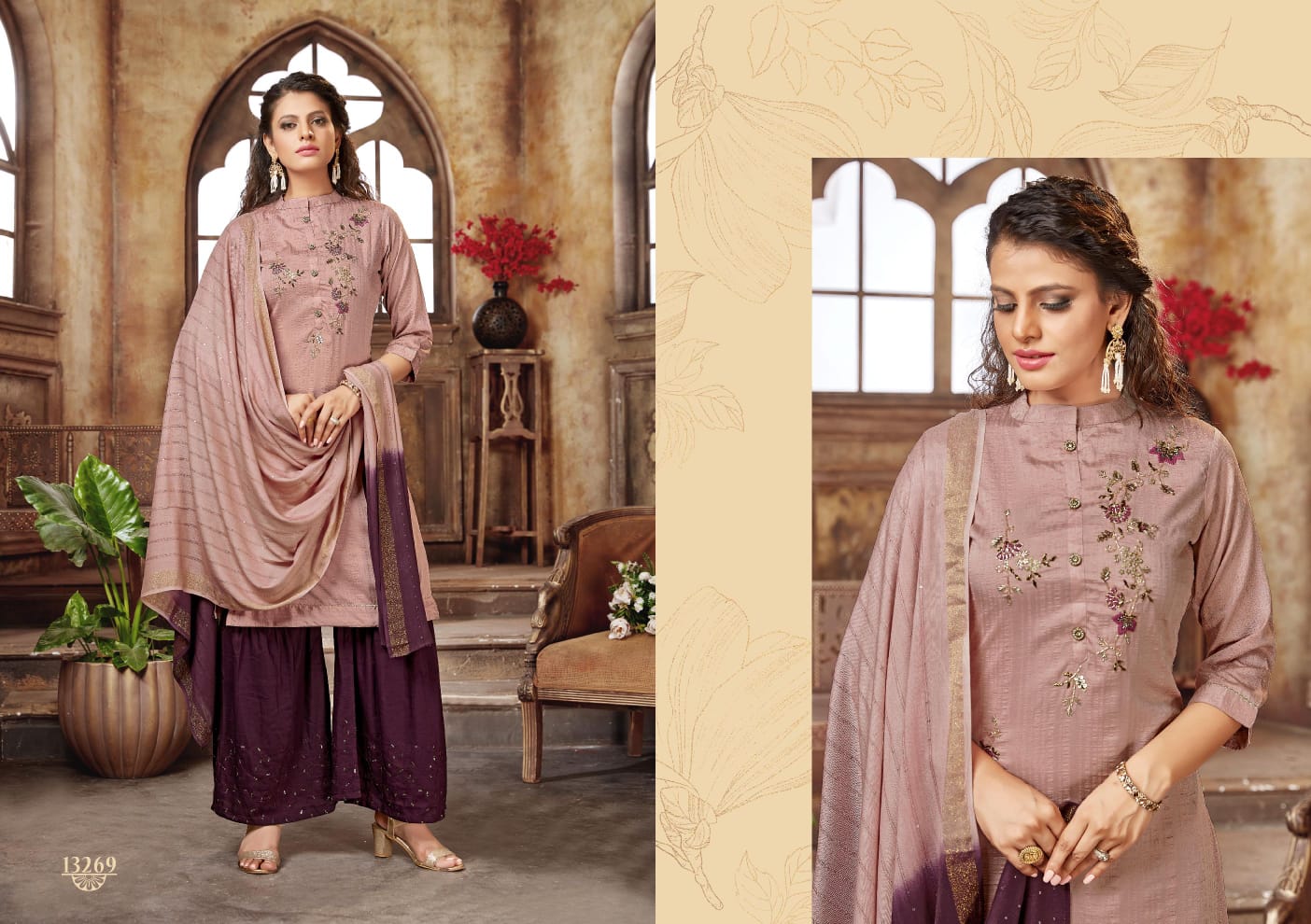 Kalaroop Shilpi New Designer Festive Wear Embroidery Fancy Ready Made Salwar Suit Collection